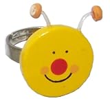 Children's Adjustable Ring with Caterpillar Character (5 characters) - Fun Girls Present - Ideal Children's Gift, Great for a Birthday Presents, Friendship Gifts, Party Bags or Well Done Reward. P&P Only £2 - Sent Same Day.