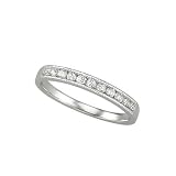 14K White Gold Diamond Wedding/Anniversary Band - 0.25 Ct.