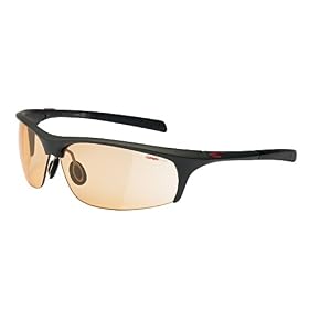 Carrera Pugno Sunglasses with 2 Sets of Interchangeable Lenses (Matte Black/Dark Grey Polarized-Orange XD)