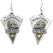 New Orleans Saints Enameled Pewter NFL Earrings