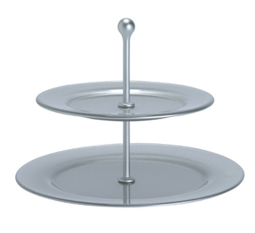 Silver 2 Tier Cake stand