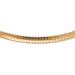 Jewelry : Sterling Silver Reversible Omega 18k Gold over SS Necklace 17'