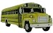 V59 Yellow School Bus Belt Buckle Image
