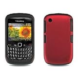 Red Hard Hybrid 2-in-1 with Black Rubber Premium Design Protector Cover Cas ....