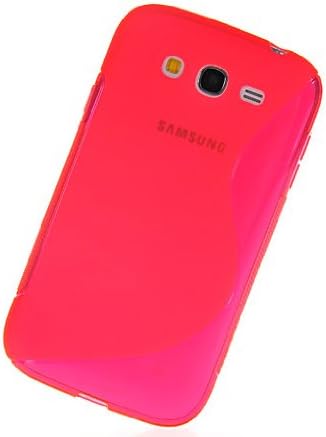 KCASE S-line Soft Gel TPU Silicone Back Case Cover For Samsung Galaxy Grand Duos I9080 Hotpink