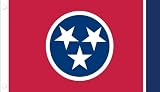 Allied Flag Outdoor Nylon State Flag, Tennessee, 3-Foot by 5-Foot