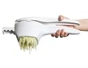HAND HELD POTATO RICER WITH TWO STAINLESS STEEL DISCS