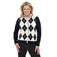  Women's Plus Size Original Fine Gauge Argyle Cardigan Sweater by Lands' End