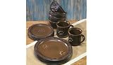 Kitchen & Housewares : Big Sky Carvers 16-piece Maskwa Dinnerware Set