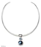 Pearl and opal choker, 'Blue Ocean Dream'