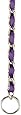 Guardian Gear 18-Inch Steel Dog Choke Chain with Nylon Webbing, Ultra Violet