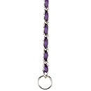 Guardian Gear 18-Inch Steel Dog Choke Chain with Nylon Webbing, Ultra Violet