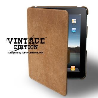 SGP iPad 3G/Wifi Leather Case Vintage Edition