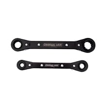 Channellock 841S SAE 4-n-1 Ratcheting Wrench Set: 5/16-Inch by 3/8-Inch, 7/16-Inch by 1/2-Inch, 9/16-Inch by 5/8-Inch, 11/16-Inch by 3/4-Inch