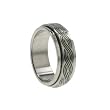 316L Stainless Steel Spinner Ring, Width: 8mm, Sizes: 9.0-14.0