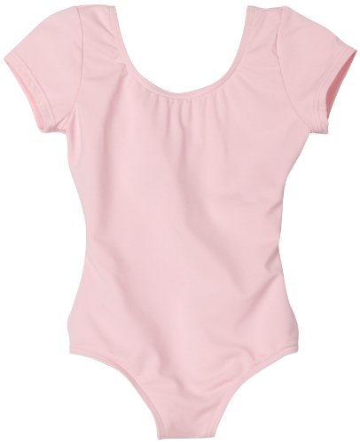 Capezio Girls 2-6X Short Sleeve Leotard With X-Cross Straps