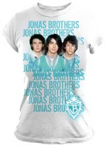 JONAS BROTHERS SHIRT *NEW JUNIORS* FULL FRONT JONAS BROTHERS T-SHIRT