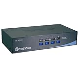 TRENDnet 4-Port PS2 Rack Mount KVM Switch TK-401R