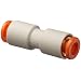 SMC KQ2H Push-to-Connect Tube Fitting, Straight Union, PBT Body, Tube OD, Inch