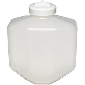 Nalgene Bio Bottle, Non-Sterile, PPCO/PP/Silicone Gasket, 2L (Case of 6)