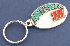 Bobby Labonte # 18 Pewter Keychain NASCAR