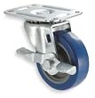 Industrial Grade 1UHN6 Swivel Caster, 3 In, 125 Lb, Polyurethane
