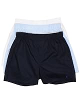 Ralph Lauren Mens Underwear Woven Boxer Brief Blue Mix