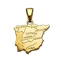 1001 Bijoux - Pendentif carte espagne