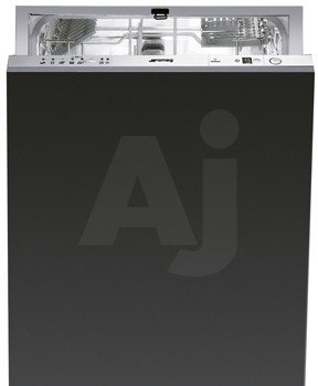 Smeg STA4645U 18 Fully Integrated Dishwasher with 5 Wash Cycles, Stainless Steel Racks, 9 Hours Delay Start and Silence Rating of 45 dB