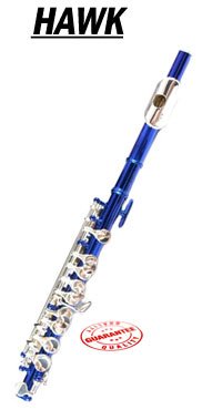Hawk Blue Colored Student Piccolo, WD-FP122-BL