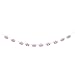 Imported Felt 5-Peak Crown Pennant Flags Bunting Garland Banner Birthday Decor Pink RS.140.00