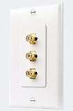 Niles Triple F-to-RCA Outlet White