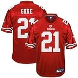 Reebok Frank Gore San Francisco 49ers Red Authentic Jersey Size 52