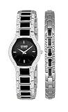 Citizen Eco-Drive Black Normandie Crystal Bracelet Gift Set Women's Watch #EW9870-64E
