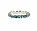 Toe Ring - T2 - Crystal Band ~ Blue Zircon