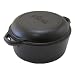 Lodge Logic L8DD3 Double Dutch Oven and Casserole with Skillet Cover, 5-Quart