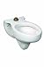 Crane 3460-100 Rapidway Elongated Wall-Mounted Toilet, White