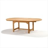 Kalimantan Teak Oval Extension Dining Table