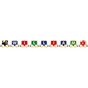 TimberToot 7 letter name with Engine and Caboose by TimberToots