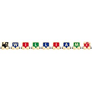 TimberToot 7 letter name with Engine and Caboose by 