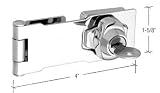 CRL Chrome Steel Hasp and Keyed Lock