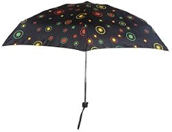 Leighton, Paris Umbrella (Rasta Dot Pattern)