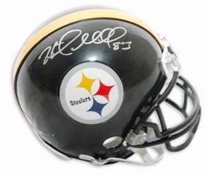 Heath Miller Autographed/Hand Signed Pittsburgh Steelers Football Mini Helmet