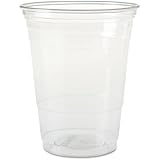 SOLO Cup Company SOLO Cup Company Plastic Party Cold Cups, 16-Ounce, Clear, 50-Pack, 16-Ounce, Clear