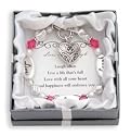 Clearly Charming Live, Love, Laugh Silver & Crystal Expressively Yours Bracelet