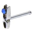 Sterling Silver 925 Sapphire Blue RHINESTONE DESIGN Nose Bone