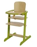 Geuther Family High Chairs, Natural-Green