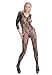 Valentine's Day Romantic Lace Sexy Crotchless Bodystocking with Long Sleeves