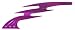 Custom Products Lightning Drop Forward - 2.5 Inch - Purple