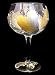 Bride's Heirloom Design - Hand Painted - Grande Goblet - 17.5 oz..